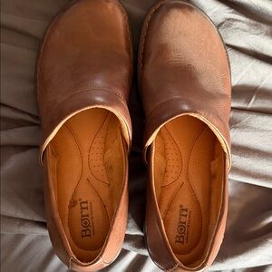 Born Women's Brown Leather Mules